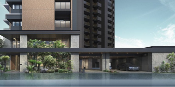 ASSOCIA 博多翠景（仮称）　エントエランスアプローチ完成予想図