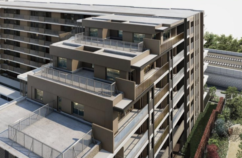 ファイル:シエリア西宮武庫川 3方角ルーフバルコニー付き住戸完成予想図.png