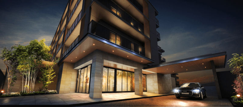 ファイル:トラスト春日の杜レジデンス エントエランスアプローチ完成予想図.png