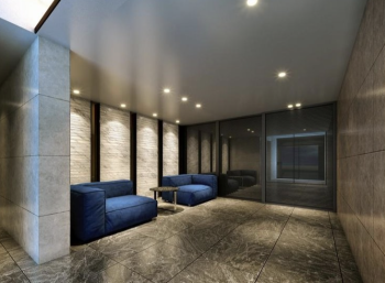 ピアース自由が丘レジデンス　エントランスホール完成予想CG