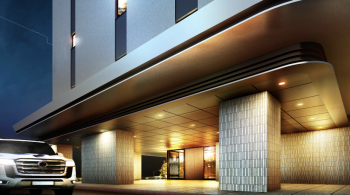 プレミアムレジデンス立川　車寄せ完成予想図