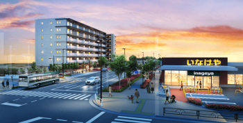 リビオ東伏見公園　外観イメージイラスト