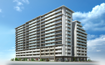 ローレルスクエア東花園　外観完成予想図