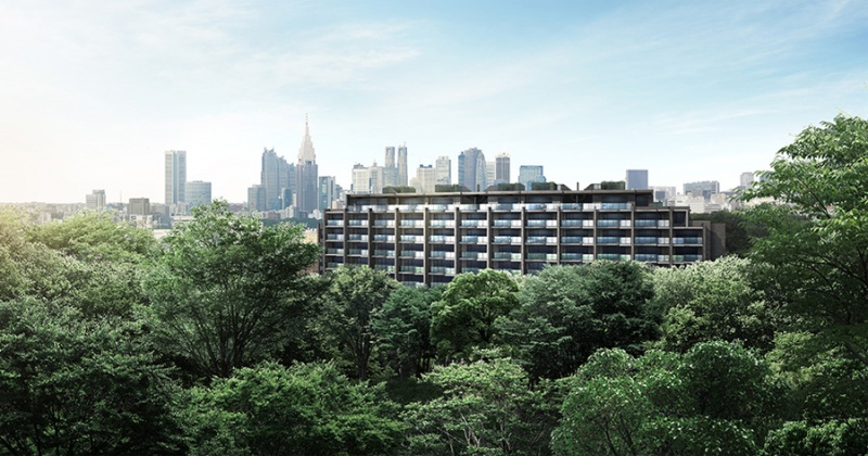 ファイル:ガーデンヒルズ四ツ谷 迎賓の森外観(2).jpg