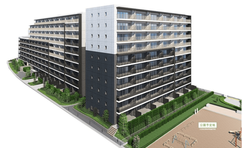 ファイル:ザ・パークハウス 横浜川和町ガーデン 外観完成予想図（南側）.png