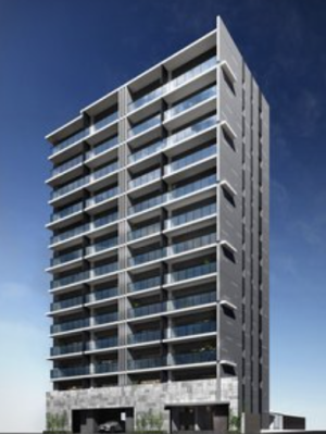 レ・ジェイド阿倍野播磨町　外観完成予想図