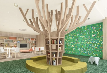 Brillia（ブリリア） Tower 聖蹟桜ヶ丘 BLOOMING RESIDENCE　キッズルーム成予想CG