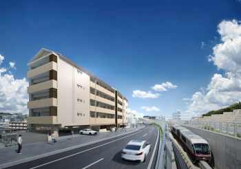 アーバンパレット浦添前田駅　外観完成予想CG1