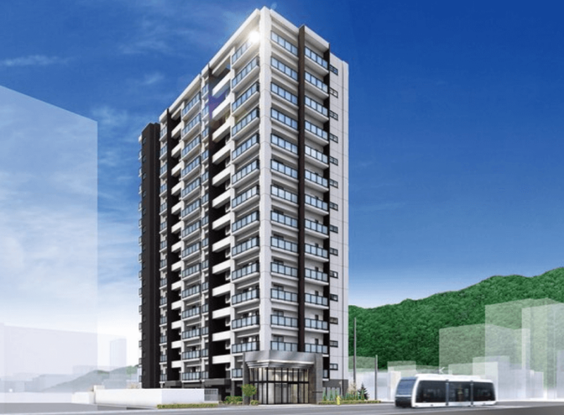 ファイル:クレアホームズ山鼻レジデンス 外観完成予想図1.png