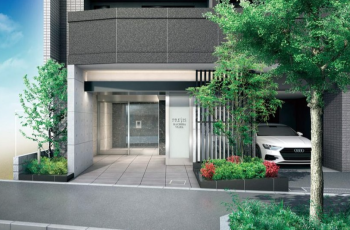 プレシス町田ヴィアラ　エントランスアプローチ完成予想CG