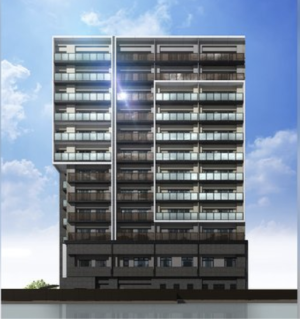 レジデンス岩国駅東　外観完成予想図1