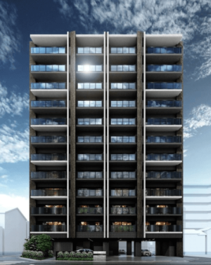 レーベンはりまや橋 MID COURT　外観完成予想図2