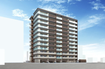 アルファステイツ四日市城北町　外観完成予想図（西側）