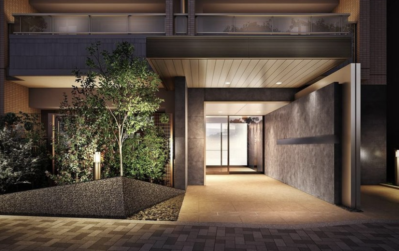 ファイル:オーベル三鷹 エントエランスアプローチ完成予想図.png