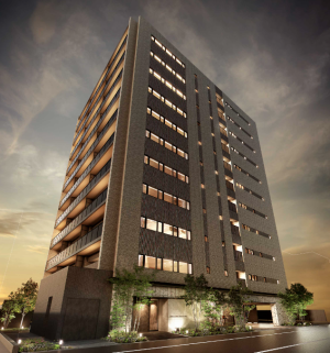 サーパス栗林公園ミッドグラン　外観完成予想図