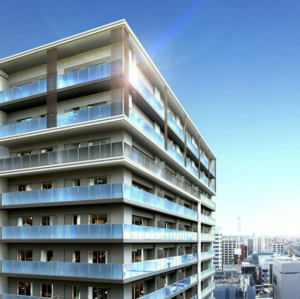 プラウドタワー府中寿町 外観完成予想CG