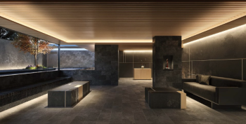 プラウド京都二条城　エントランスホール完成予想CG