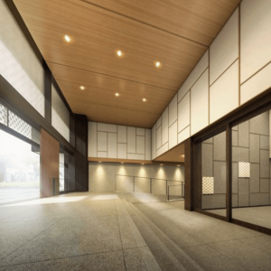 プレサンス ロジェ 西大路御池　風除室完成予想図