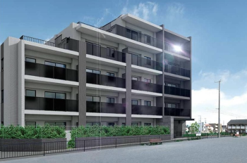 プレシス朝霞　外観完成予想図1