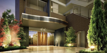 ポレスター甲府相生テラス　エントランスアプローチ完成予想図