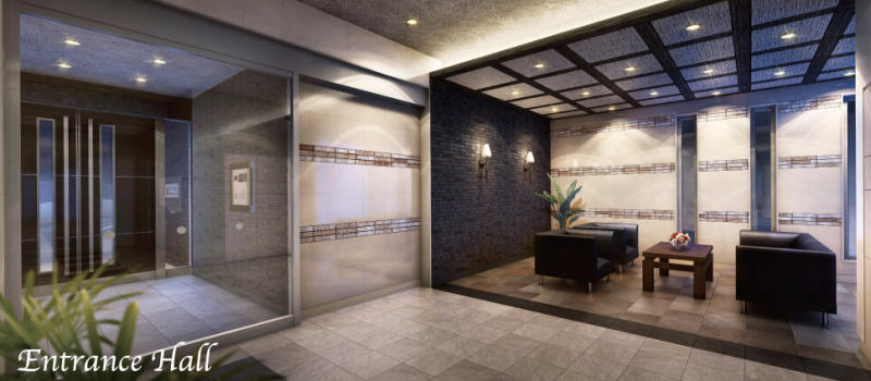 ファイル:レーヴ首里石嶺本通りII エントランスホール 完成予想図.png