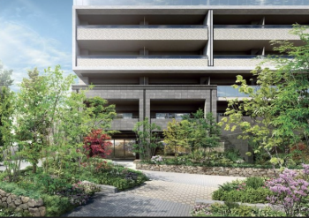 カサーレ鶴見プライムプレイス　エントエランスアプローチ完成予想図