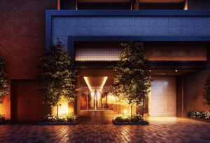 クレヴィア文京根津 エントランスCG