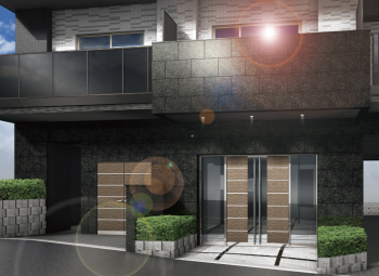 グランドロアール仙台西公園　エントランスアプローチ完成予想イメージ