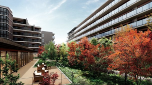 ザ・パークハウスオイコス 鎌倉大船　岩瀬の杜・コモンハウス完成予想図 2