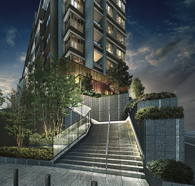 ファイル:レーベン和光 THE GRANDE エントエランスアプローチ完成予想図1.png