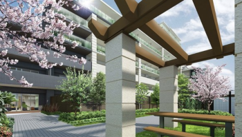 ヴェレーナシティ西新井　オーナーズパーク完成予想図