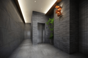 オープンレジデンシア鳥飼　エントランスホール完成予想図