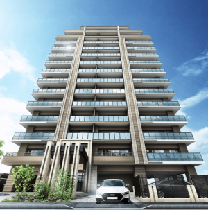 クレアホームズ上荒田ザ・ガーデン　外観完成予想図