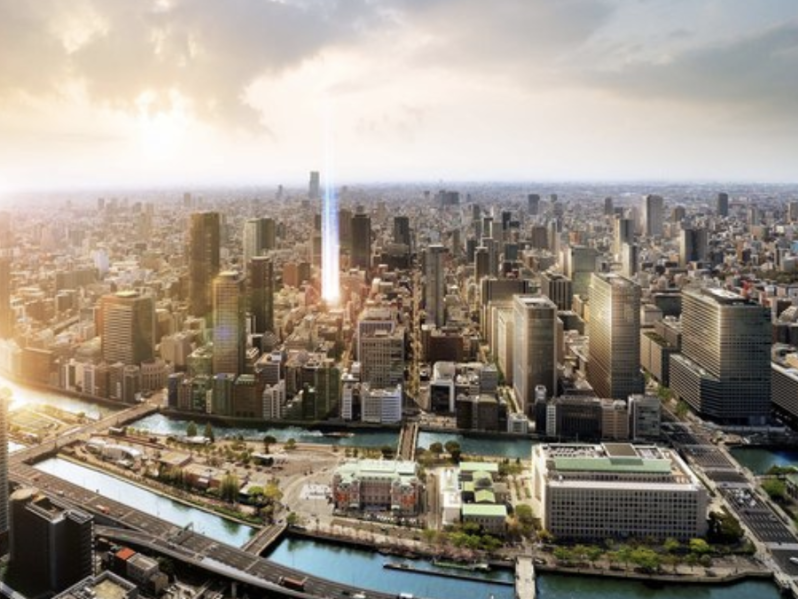 ファイル:シエリアタワー北浜 周辺写真CG合成.png