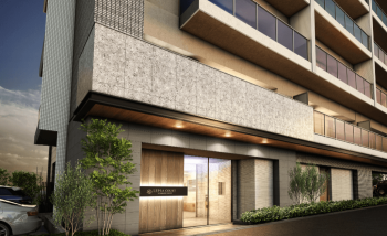 ルピアコート船橋本町　エントエランスアプローチ完成予想図