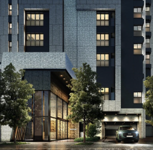 レーベン御器所 M’s TOWER　エントエランスアプローチ完成予想図