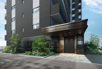 アドグランデ美田園II　エントエランスアプローチ完成予想図