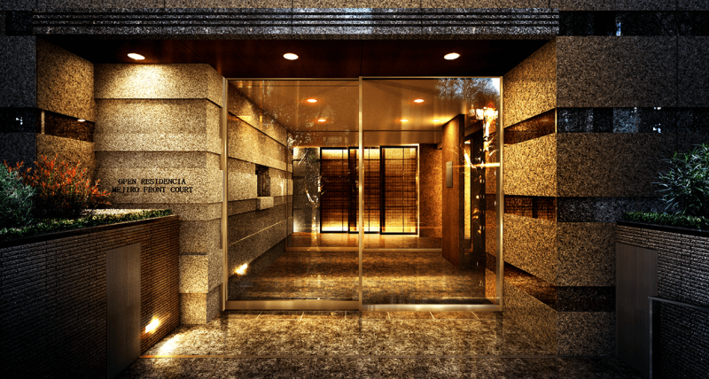 ファイル:オープンレジデンシア目白フロントコート エントランス完成予想CG.png