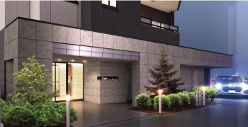 クレアホームズ琴似中央　エントエランスアプローチ完成予想図