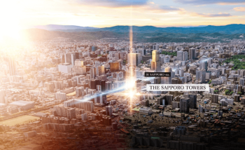ザ・札幌タワーズ　ウエストタワー　周辺写真CG合成