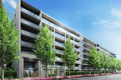 シティテラス横濱新杉田 外観完成予想CG