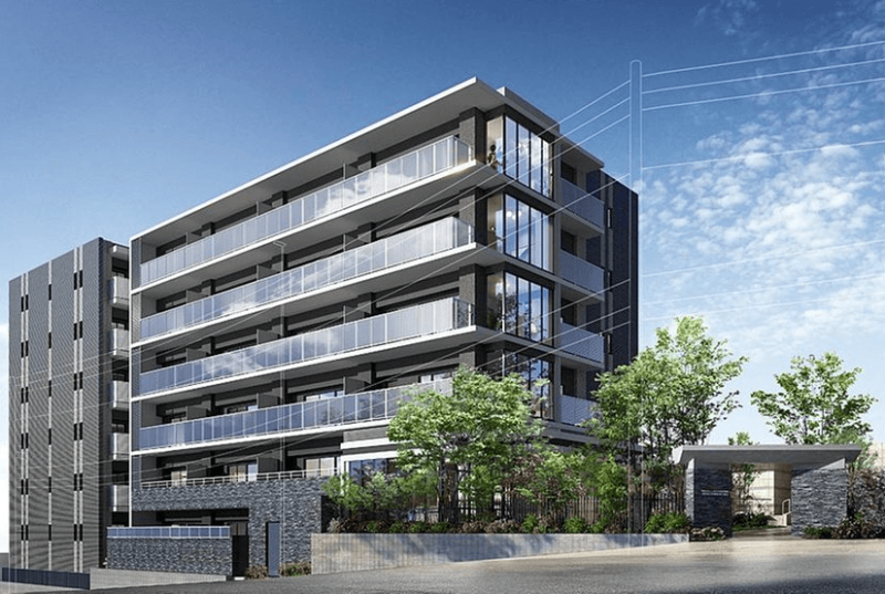 ファイル:ドレッセ鷺沼レジデンス 外観完成予想図2.png