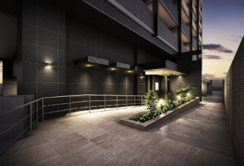 パークヒルズ中筋　エントエランスアプローチ完成予想図