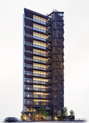 プラウド四谷　外観完成予想図