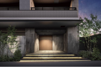 プラセシオン昭和桜山　エントエランスアプローチ完成予想図