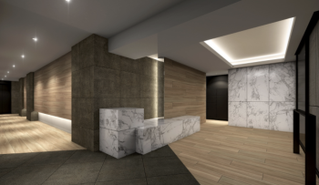 プレシス新小岩ルミエールヴィラ　エントランスホール完成予想CG