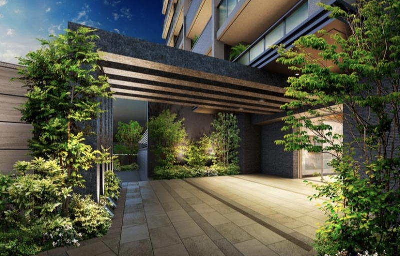 ファイル:レクシア国府ゼクシス エントランスアプローチ完成予想図2.png