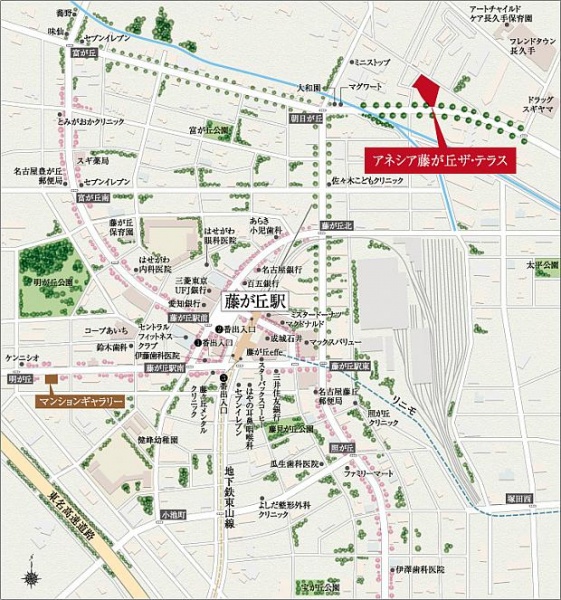 ファイル:現地案内図 藤が丘161207.jpg