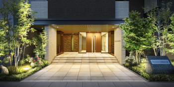 アルファスマート福富南公園　エントランスアプローチ完成予想図