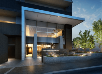 エステムコート和歌山City ステーションフロント　エントランスアプローチ完成予想図